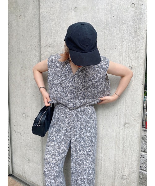 JUMELLE（ジュメロ）の「イサックセットアップ（セットアップ・レディース・ベージュ/ブルー・MEDIUM/SMALL）」の5枚目の写真