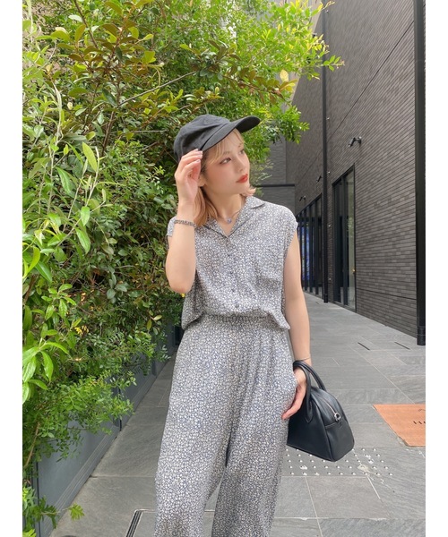 JUMELLE（ジュメロ）の「イサックセットアップ（セットアップ・レディース・ベージュ/ブルー・MEDIUM/SMALL）」の16枚目の写真