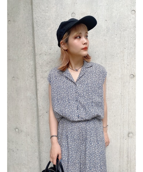 JUMELLE（ジュメロ）の「イサックセットアップ（セットアップ・レディース・ベージュ/ブルー・MEDIUM/SMALL）」の6枚目の写真