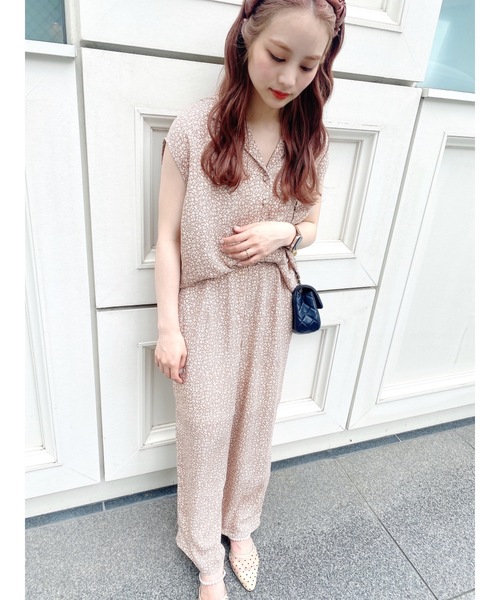 JUMELLE（ジュメロ）の「イサックセットアップ（セットアップ・レディース・ベージュ/ブルー・MEDIUM/SMALL）」の19枚目の写真