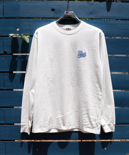 The Endless Summer（エンドレスサマー）の「TES THE ENDLESS SUMMER EMB LONG SLEEVE T-SHIRT / ロンT（Tシャツ/カットソー・メンズ・ホワイト/ブルーグレー/ブラック/モカ/ベージュ・X-LARGE/SMALL/MEDIUM/LARGE）」の2枚目の写真
