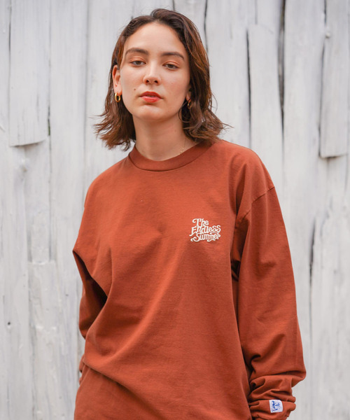 The Endless Summer（エンドレスサマー）の「TES THE ENDLESS SUMMER EMB LONG SLEEVE T-SHIRT / ロンT（Tシャツ/カットソー・メンズ・ホワイト/ブルーグレー/ブラック/モカ/ベージュ・X-LARGE/SMALL/MEDIUM/LARGE）」の17枚目の写真