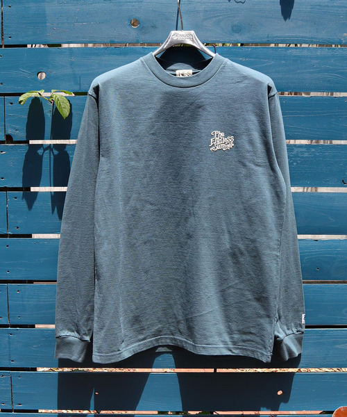 The Endless Summer（エンドレスサマー）の「TES THE ENDLESS SUMMER EMB LONG SLEEVE T-SHIRT / ロンT（Tシャツ/カットソー・メンズ・ホワイト/ブルーグレー/ブラック/モカ/ベージュ・X-LARGE/SMALL/MEDIUM/LARGE）」の19枚目の写真