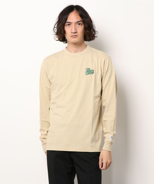 The Endless Summer（エンドレスサマー）の「TES THE ENDLESS SUMMER EMB LONG SLEEVE T-SHIRT / ロンT（Tシャツ/カットソー・メンズ・ホワイト/ブルーグレー/ブラック/モカ/ベージュ・X-LARGE/SMALL/MEDIUM/LARGE）」の8枚目の写真