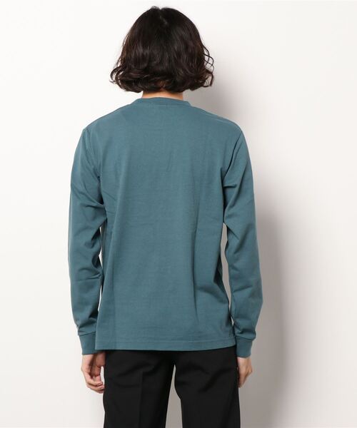 The Endless Summer（エンドレスサマー）の「TES THE ENDLESS SUMMER EMB LONG SLEEVE T-SHIRT / ロンT（Tシャツ/カットソー・メンズ・ホワイト/ブルーグレー/ブラック/モカ/ベージュ・X-LARGE/SMALL/MEDIUM/LARGE）」の6枚目の写真