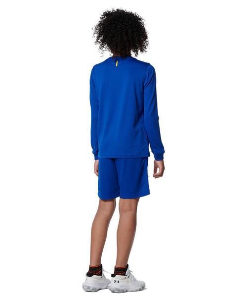 UNDER ARMOUR（アンダーアーマー）の「カリー テック ロングスリーブ Tシャツ カリーロゴ（バスケットボール/KIDS）（Tシャツ/カットソー・キッズ・ブルー/ホワイト・L:150cm/S:130cm/M:140cm/L:160cm）」の12枚目の写真