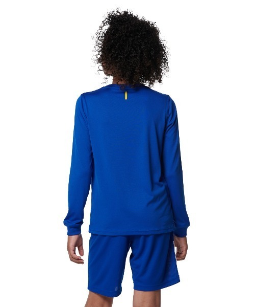 UNDER ARMOUR（アンダーアーマー）の「カリー テック ロングスリーブ Tシャツ カリーロゴ（バスケットボール/KIDS）（Tシャツ/カットソー・キッズ・ブルー/ホワイト・L:150cm/S:130cm/M:140cm/L:160cm）」の4枚目の写真