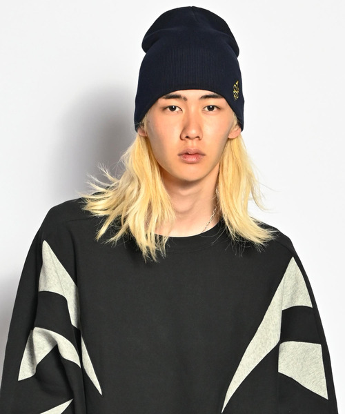 ALDIES（アールディーズ）の「Beanie Cap2 / ビーニーキャップ2（ニットキャップ/ビーニー・メンズ・グリーン/ネイビー/ブラック・FREE）」の3枚目の写真