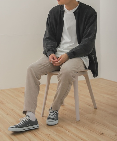 SENSE OF PLACE by URBAN RESEARCH（センスオブプレイスバイアーバンリサーチ）の「『セットアップ対応』コーデュロイテーパードパンツ（その他パンツ・メンズ・チャコールグレー/パープル/ライトベージュ/ブルー・MEDIUM/LARGE）」の3枚目の写真