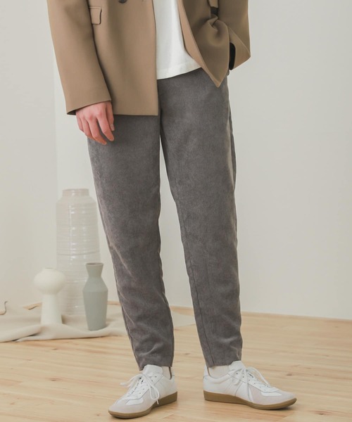 SENSE OF PLACE by URBAN RESEARCH（センスオブプレイスバイアーバンリサーチ）の「『セットアップ対応』コーデュロイテーパードパンツ（その他パンツ・メンズ・チャコールグレー/パープル/ライトベージュ/ブルー・MEDIUM/LARGE）」の15枚目の写真