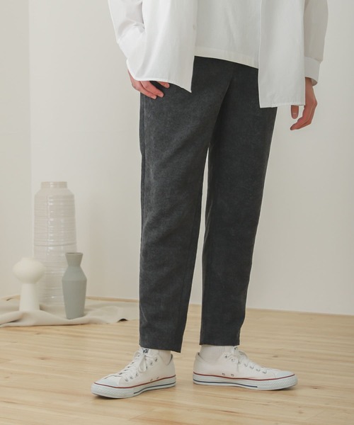 SENSE OF PLACE by URBAN RESEARCH（センスオブプレイスバイアーバンリサーチ）の「『セットアップ対応』コーデュロイテーパードパンツ（その他パンツ・メンズ・チャコールグレー/パープル/ライトベージュ/ブルー・MEDIUM/LARGE）」の19枚目の写真