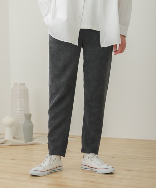 SENSE OF PLACE by URBAN RESEARCH（センスオブプレイスバイアーバンリサーチ）の「『セットアップ対応』コーデュロイテーパードパンツ（その他パンツ・メンズ・チャコールグレー/パープル/ライトベージュ/ブルー・MEDIUM/LARGE）」の21枚目の写真