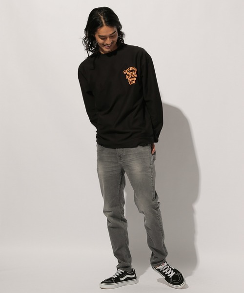 BAYFLOW(ベイフロー)の「レタープリント L/S TEE(Tシャツ/カットソー・メンズ・ホワイト/グリーン/ブラック・SMALL/MEDIUM/LARGE)」の8枚目の写真