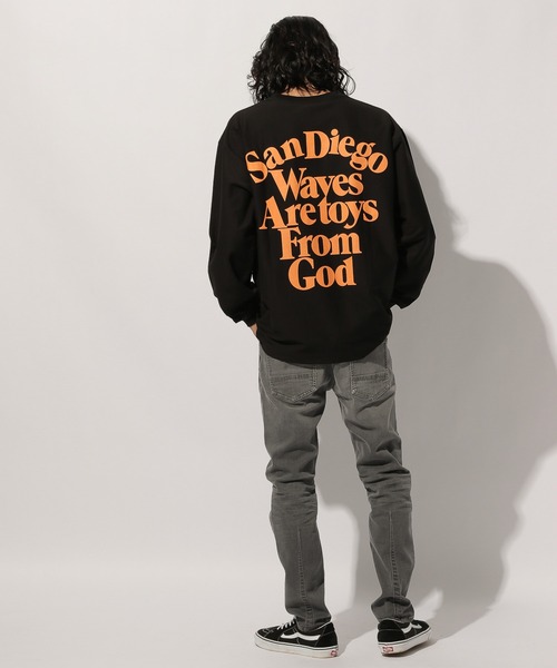 BAYFLOW(ベイフロー)の「レタープリント L/S TEE(Tシャツ/カットソー・メンズ・ホワイト/グリーン/ブラック・SMALL/MEDIUM/LARGE)」の20枚目の写真