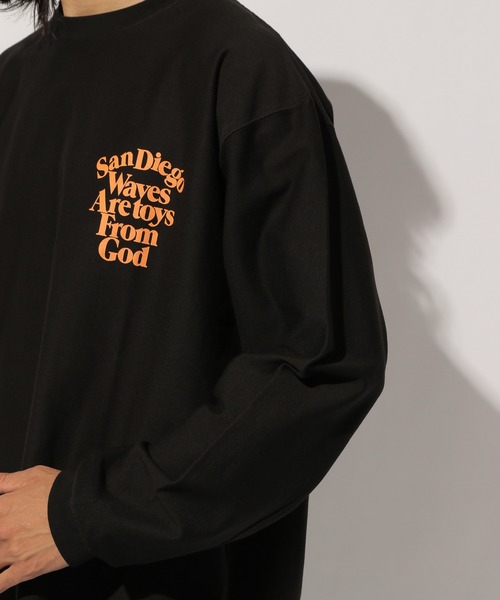 BAYFLOW(ベイフロー)の「レタープリント L/S TEE(Tシャツ/カットソー・メンズ・ホワイト/グリーン/ブラック・SMALL/MEDIUM/LARGE)」の21枚目の写真