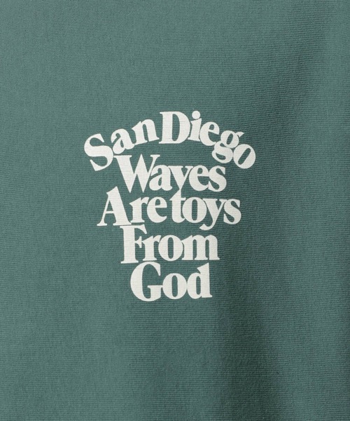 BAYFLOW(ベイフロー)の「レタープリント L/S TEE(Tシャツ/カットソー・メンズ・ホワイト/グリーン/ブラック・SMALL/MEDIUM/LARGE)」の10枚目の写真