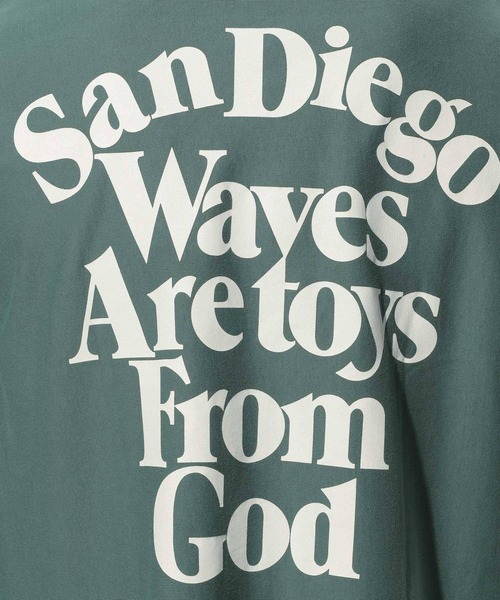 BAYFLOW(ベイフロー)の「レタープリント L/S TEE(Tシャツ/カットソー・メンズ・ホワイト/グリーン/ブラック・SMALL/MEDIUM/LARGE)」の22枚目の写真