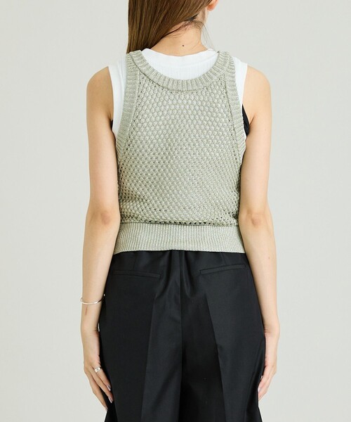 MATURED(マチュアード)の「【MATURED】アメスリラメニット(ニット/セーター・レディース・ゴールド/ブラック・FREE)」の9枚目の写真