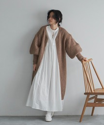 Libra Cue | モヘアライクミックスカラーロングカーディガン(カーディガン/ボレロ)