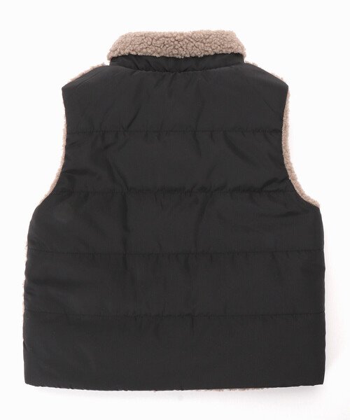 COMME CA ISM(コムサイズム)の「リバーシブル 中わたベスト(ダウンベスト・キッズ・ベージュ/キャメル・110cm/100cm/120cm/130cm/140cm/150cm)」の15枚目の写真