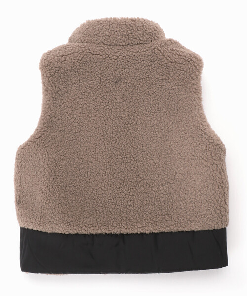 COMME CA ISM(コムサイズム)の「リバーシブル 中わたベスト(ダウンベスト・キッズ・ベージュ/キャメル・110cm/100cm/120cm/130cm/140cm/150cm)」の18枚目の写真