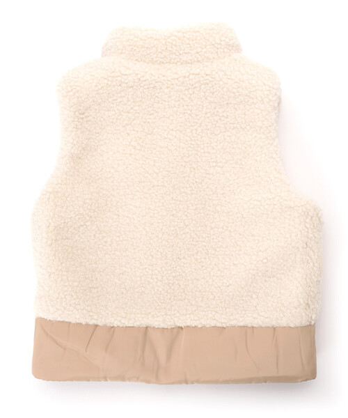 COMME CA ISM(コムサイズム)の「リバーシブル 中わたベスト(ダウンベスト・キッズ・ベージュ/キャメル・110cm/100cm/120cm/130cm/140cm/150cm)」の22枚目の写真