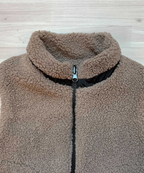 COMME CA ISM(コムサイズム)の「リバーシブル 中わたベスト(ダウンベスト・キッズ・ベージュ/キャメル・110cm/100cm/120cm/130cm/140cm/150cm)」の8枚目の写真