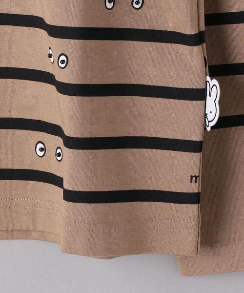 MUVEIL（ミュベール）の「＜MUVEIL（ミュベール）＞MIFFY ボーダー カットソー ■■■（Tシャツ/カットソー・レディース・ベージュ/ホワイト・38）」の6枚目の写真
