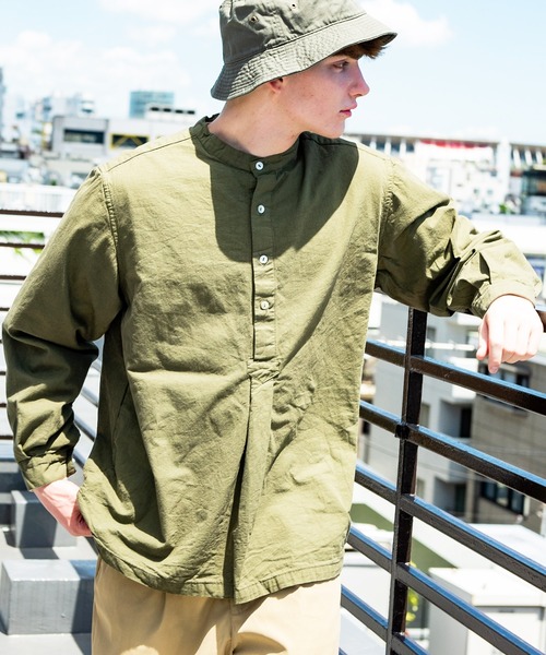 セール】ブルガリアタイプグランパシャツ（シャツ/ブラウス）｜8