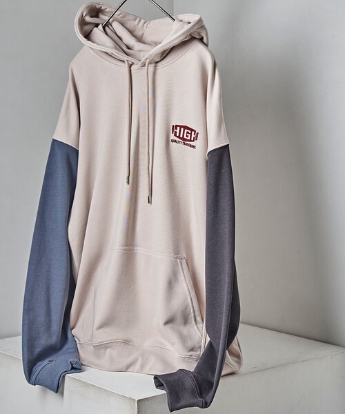 POWER TO THE PEOPLE(パワートゥーザピープル)の「【POWER TO THE PEOPLE/パワートゥザピープル】 スナックエンブロイダリー バック刺繍パーカー/ユニセックス(パーカー・メンズ・チャコールグレー/イエロー/ブルー/その他9・MEDIUM/LARGE/X-LARGE)」の10枚目の写真