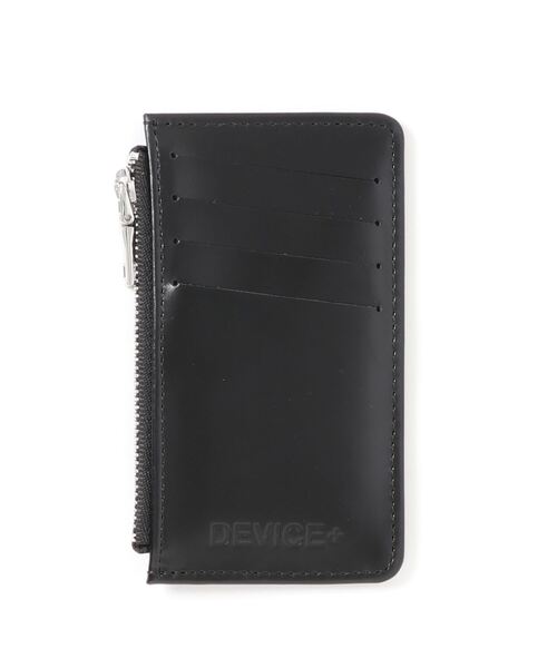 DEVICE+（デバイスプラス）の「DEVICE＋ カウレザー フラグメントケース（カードケース・レディース・ブラック・FREE）」の2枚目の写真
