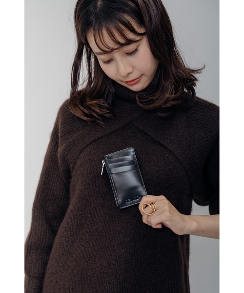 DEVICE+（デバイスプラス）の「DEVICE＋ カウレザー フラグメントケース（カードケース・レディース・ブラック・FREE）」の15枚目の写真