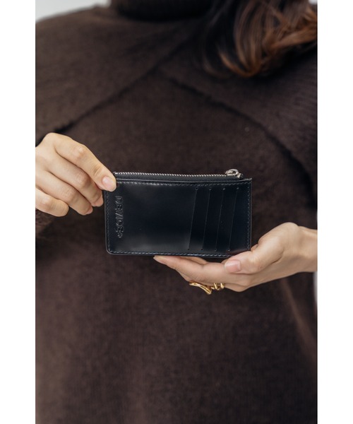 DEVICE+（デバイスプラス）の「DEVICE＋ カウレザー フラグメントケース（カードケース・レディース・ブラック・FREE）」の16枚目の写真