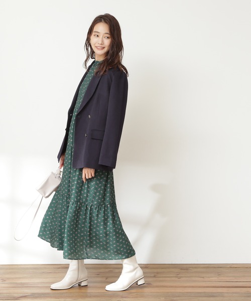 N.(N. Natural Beauty Basic)(エヌエヌナチュラルビューティーベーシック)の「【S Size Line】◆ダブルブレストテーラードジャケット(テーラードジャケット・レディース・ブラウン/ネイビー/チェック・SMALL/MEDIUM)」の7枚目の写真