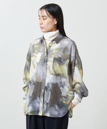 MARW UNITED ARROWS | ＜MARW UNITED ARROWS（マルゥ ユナイテッドアローズ）＞ マーブル プリント シャツ(シャツ/ブラウス)