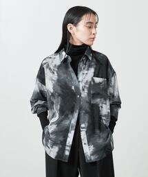 MARW UNITED ARROWS | ＜MARW UNITED ARROWS（マルゥ ユナイテッドアローズ）＞ マーブル プリント シャツ(シャツ/ブラウス)