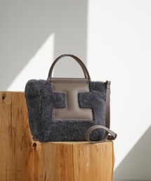 IACUCCI | 【IACUCCI】ムートンミニトートバッグ/SORBETTO MONTONE(ハンドバッグ)