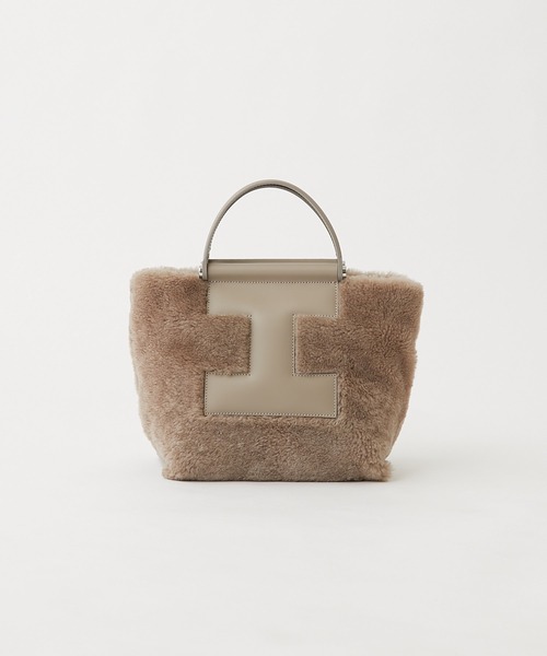 IACUCCI（イアクッチ）の「【IACUCCI】ムートンミニトートバッグ/SORBETTO MONTONE（ハンドバッグ・レディース・サンドベージュ/グレー・FREE）」の12枚目の写真