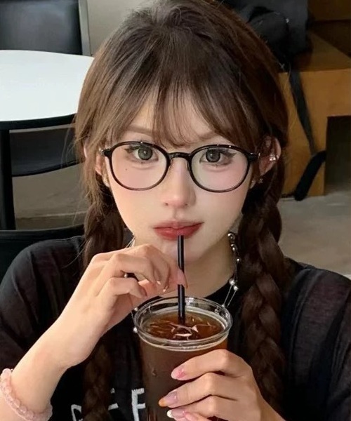 REBALANCE（リバランス）の「クリアレンズ セルフレーム 伊達メガネ ユニセックス（メガネ・レディース・A/B/C/D/E/F/G/H/I/J/R/O/P/S/Q/N/M/L/K・ONE SIZE）」の11枚目の写真