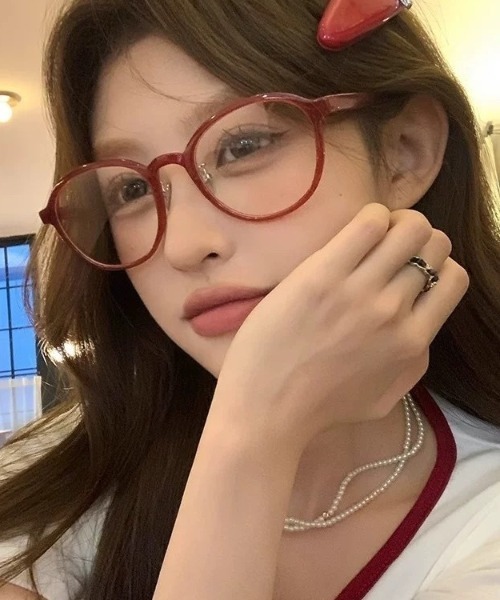 REBALANCE（リバランス）の「クリアレンズ セルフレーム 伊達メガネ ユニセックス（メガネ・レディース・A/B/C/D/E/F/G/H/I/J/R/O/P/S/Q/N/M/L/K・ONE SIZE）」の13枚目の写真