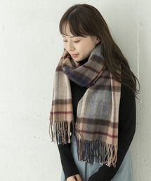 URBAN RESEARCH Sonny Label | 大判ウールチェックストール(マフラー)