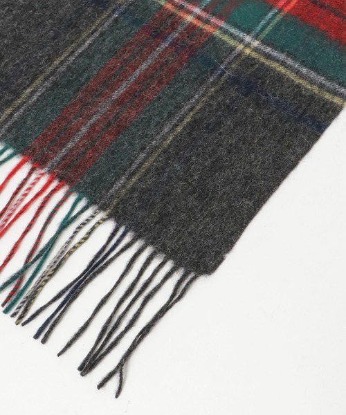 URBAN RESEARCH Sonny Label（アーバンリサーチサニーレーベル）の「大判ウールチェックストール（マフラー・レディース・ブラウン/ライトグレー/ネイビー/チャコールグレー・ONE）」の18枚目の写真