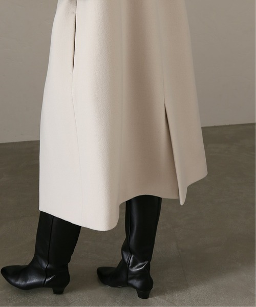 La TOTALITE（ラトータリテ）の「ウールナイロンVネックカラーコート◆（ノーカラーコート・レディース・ピンク/グレー/ナチュラル・38/36）」の21枚目の写真