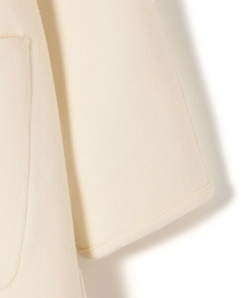 Primary NavyLabel ダブルフェイスノーカラーコート セール】 Primary NavyLabel:ダブルフェイスノーカラーコート