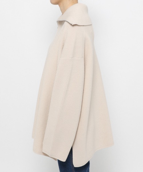 yuw(ユウ)の「HALF ZIP PULLOVER 217877(ニット/セーター・レディース・ブラック・FREE)」の6枚目の写真