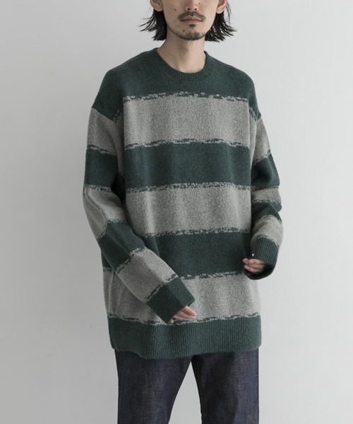 JENERAL RESEARCHのモヘアボーダーニット URBAN RESEARCH（アーバンリサーチ）の「GOODBETTERBEST モヘア