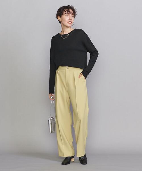 BEAUTY&YOUTH UNITED ARROWS(ビューティーアンドユースユナイテッドアローズ)の「BY コットンガーゼ クルーネックカットソー プルオーバー -ウォッシャブル-(Tシャツ/カットソー・レディース・ホワイト/ブラック/ダークブラウン・FREE)」の8枚目の写真