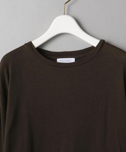 BEAUTY&YOUTH UNITED ARROWS(ビューティーアンドユースユナイテッドアローズ)の「BY コットンガーゼ クルーネックカットソー プルオーバー -ウォッシャブル-(Tシャツ/カットソー・レディース・ホワイト/ブラック/ダークブラウン・FREE)」の20枚目の写真