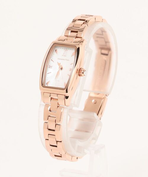 Samantha Tiara(サマンサティアラ)の「ハート ソーラーウォッチ(ピンク)(アナログ腕時計・レディース・ピンクゴールド・FREE)」の3枚目の写真