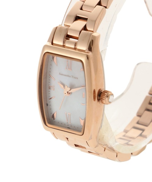 Samantha Tiara(サマンサティアラ)の「ハート ソーラーウォッチ(ピンク)(アナログ腕時計・レディース・ピンクゴールド・FREE)」の6枚目の写真